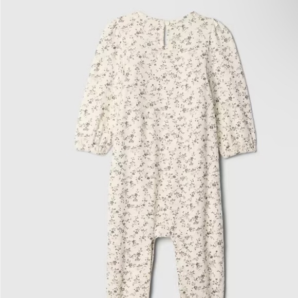 GAP Ivory Floral Kids Footie - Picture 2 of 5